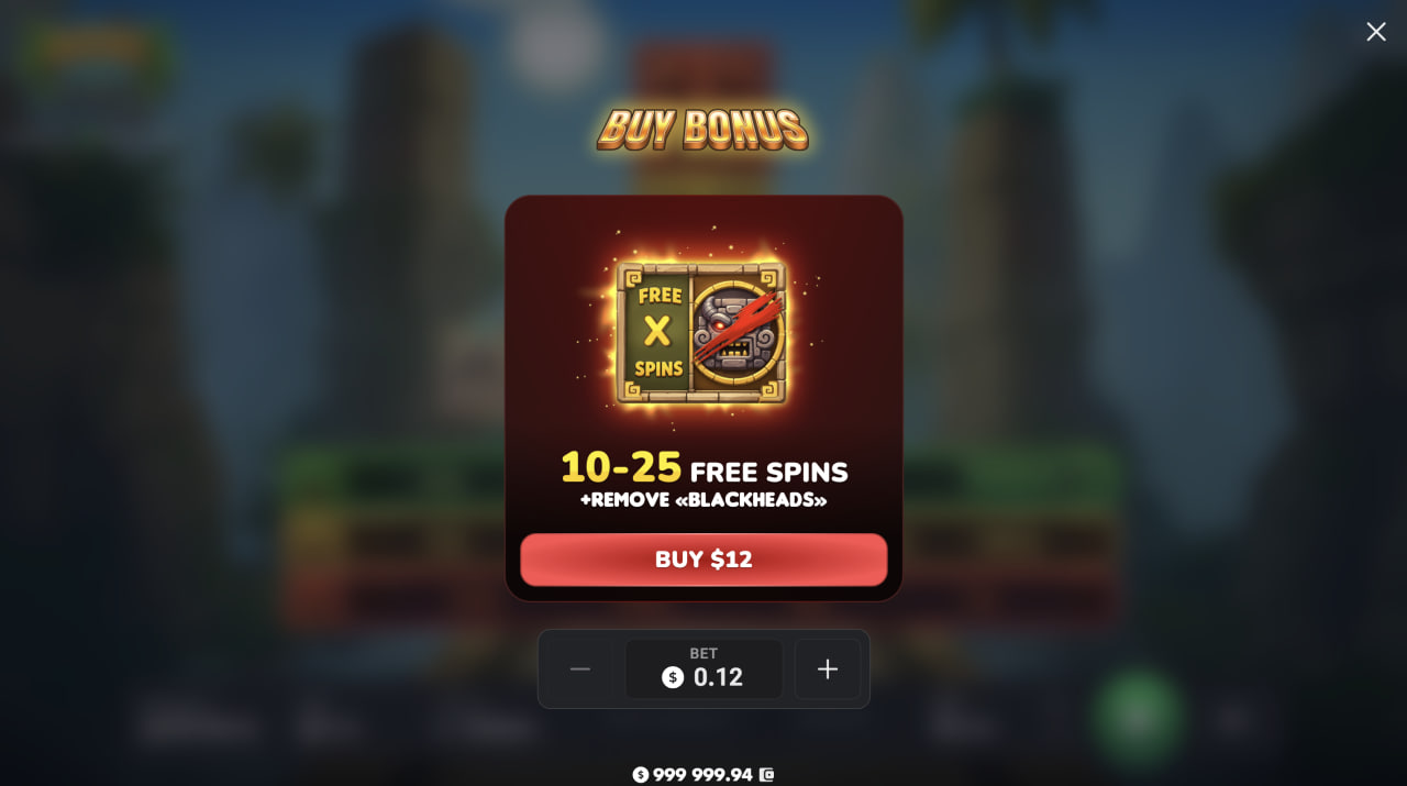 Aztec Totem demo arnaque bonus code promo argent : fenêtre Bonus Buy de 10 à 25 free spins