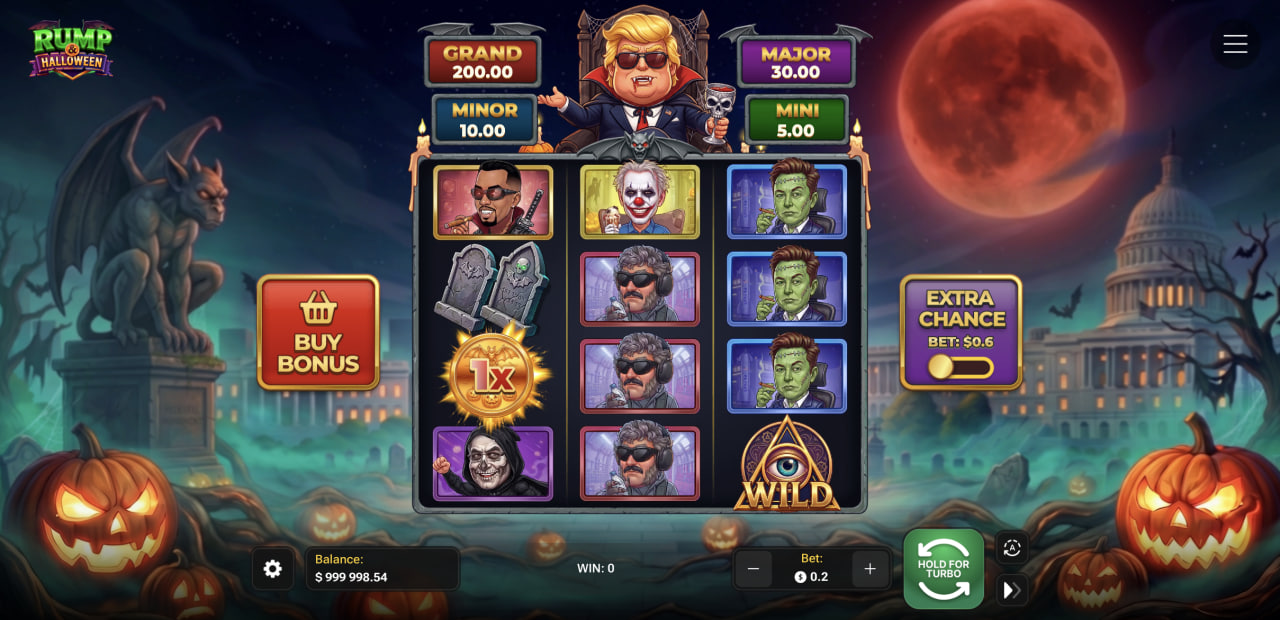 Rump And Halloween avis démo casino jeu d'argent gratuit : grille 3x4, jackpots et interrupteur Extra Chance
